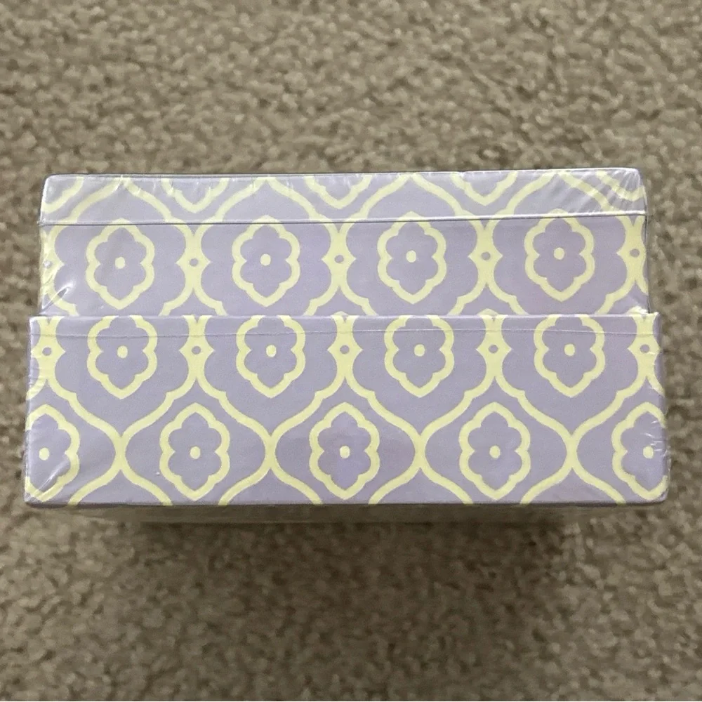 New DCWV 6 Pack Small Nesting Gift Boxes w/ Lids 5”x5”x3” Square Purple